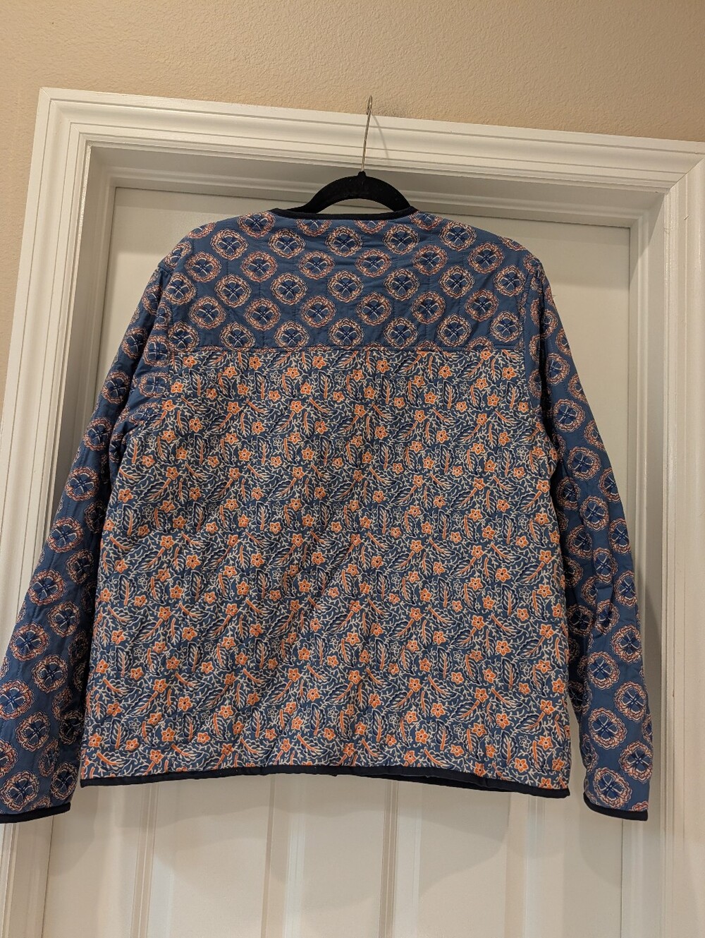 Roller Rabbit Quilted Button Front Cotton Jacket Size Large - Picture 3 of 7
